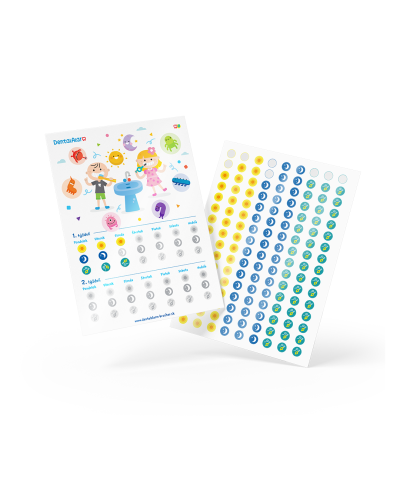 Motivačné kartičky slniečko/mesiačik