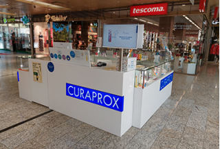 Stánok Curaprox, Aupark Shopping Center Žilina